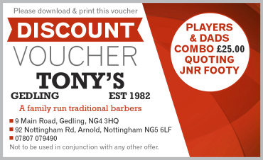 Tony’s Barbers Gedling